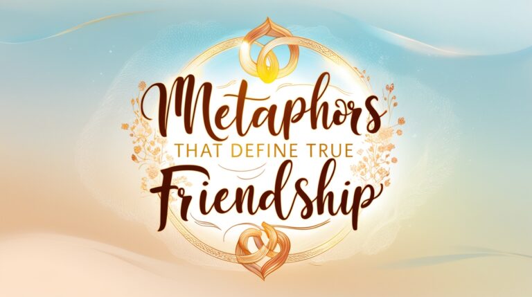 Metaphors That Define True Friendship