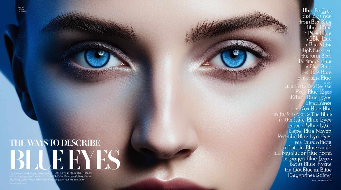 Ways to Describe Blue Eyes in a Realistic Way
