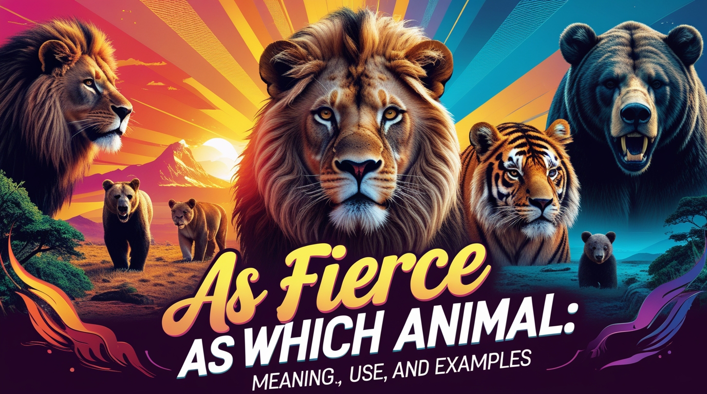 As Fierce as Which Animal: Meaning, Use, and Examples