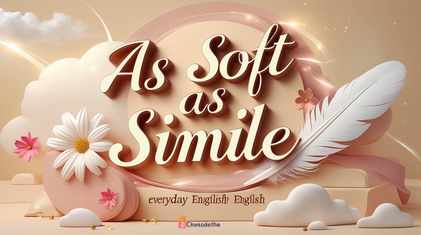 As Soft as Simile Used in Everyday English