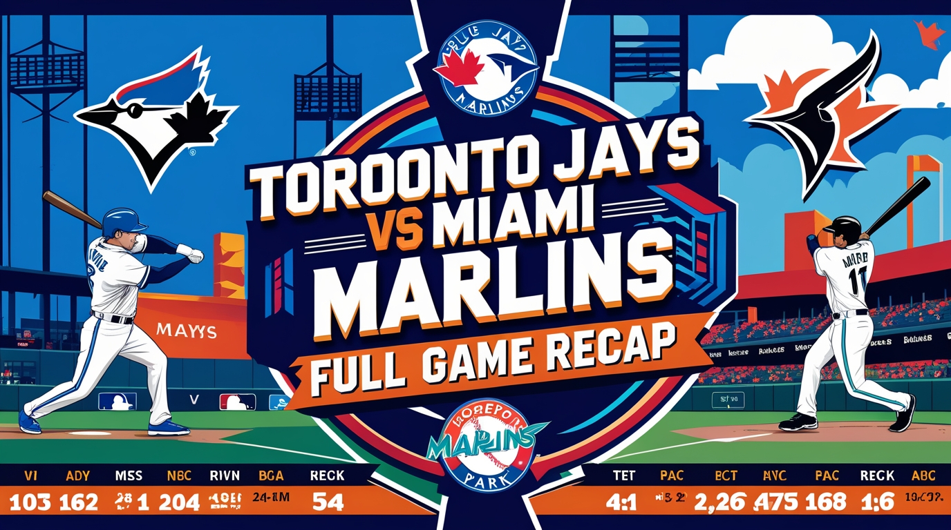 Toronto Blue Jays vs Miami Marlins Timeline: Full Game Recap